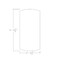 Skutchi Designs 33.5 in W, 69.5 in L, 29 in H, Engineered Wood Top, White HAR-AREC-34X70-T-ELEC-WHCYPRESS - alternate 4